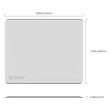 ORICO Mini Aluminum Alloy Mouse Pad - Silver
