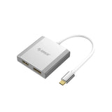 ORICO Type-C to Display Port & HDMI Adapter - Silver