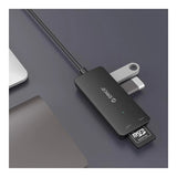 ORICO USB HUB - USB3.0 3-Port / Card Reader / Black