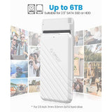 ORICO USB3.0 2.5 inch HDD and SSD External Enclosure TYPE C ORICO 25PW1C-C3-WH-EP