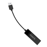 محول شبكة إيثرنت جيجابت USB 3.0 من أوريكو - أسود 