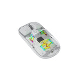 Porodo Transparent Mouse - Wireless / 1600 Dpi / 400mAh / USB-C / White
