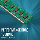ذاكرة سطح المكتب PNY Performance DDR3 1600MHz NHS (MD8GSD31600) 