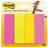 POST-IT PAGE MARKERS ULTRA COLOURS – 1″ X 3″ 671-4AU
