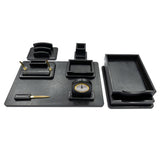 Wooden Desk Organizer Set PU108 - Set of 8