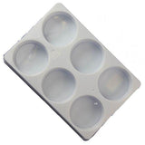 Palette Plastic Watercolor Paint Tray - White