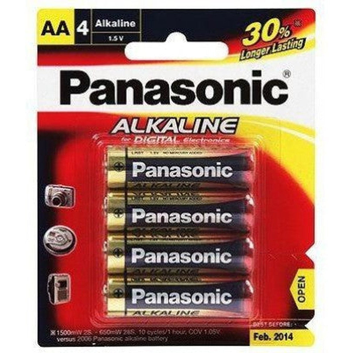 Panasonic Aa Size Battery Pack Of 4-Battery-Panasonic-Star Light Kuwait