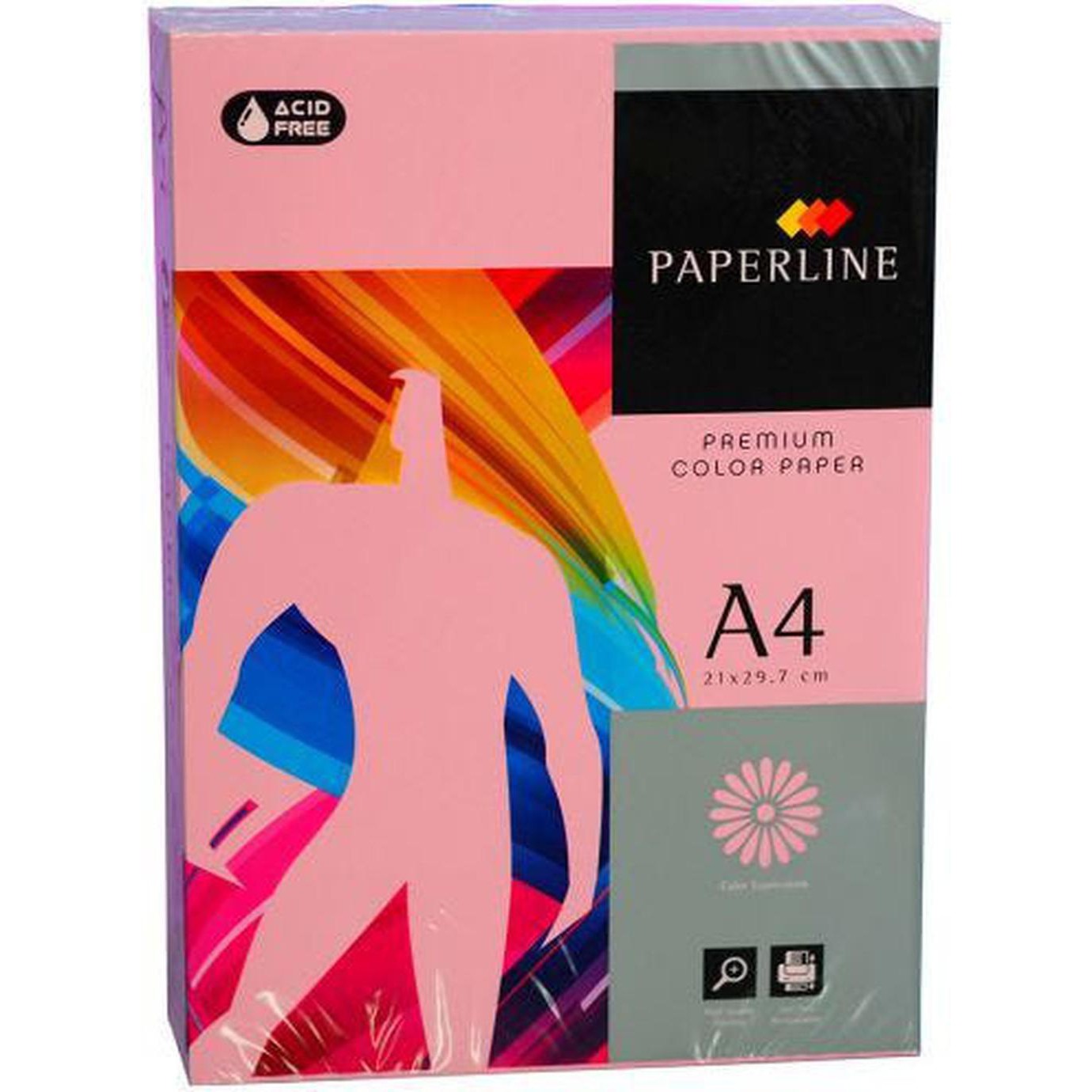 Paperline Color Paper A4-A4 Paper-Other-Pink-Star Light Kuwait