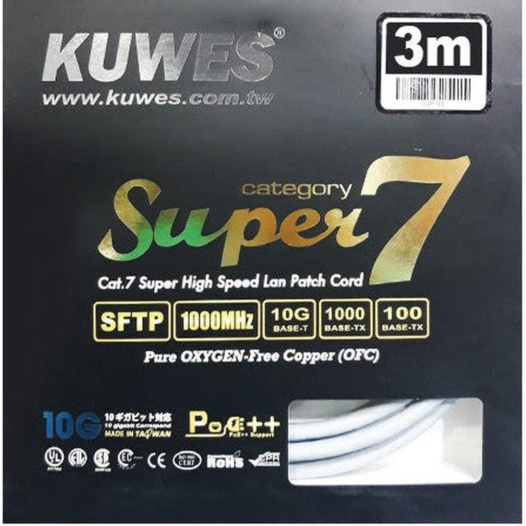 Patch Cord Cat7 Sftp 10G Cable 3 Meter Kuwes-Kuwes Patch Cord Panel-Kuwes-Star Light Kuwait