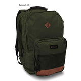 Pause Solid Green Backpack