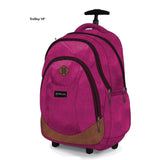 Pause Solid Pink Trolly Bag