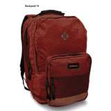 Pause Solid Red Backpack