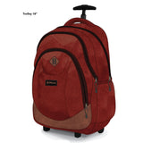 Pause Solid Red Trolly Bag