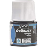 Pebeo Setacolor Opaque Fabric Paint Bottle - 45Ml-Drawing And Coloring-Pebeo-Black Lake-Star Light Kuwait