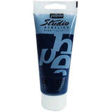 Pebeo Studio High Viscosity Acrylics - 100 Ml-Drawing And Coloring-Pebeo-Prussian Blue-Star Light Kuwait