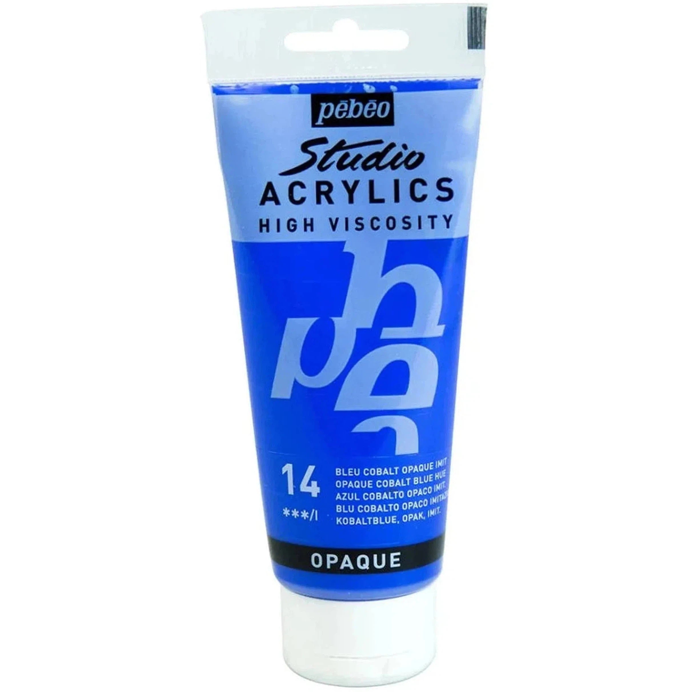 Pebeo Studio High Viscosity Acrylics - 100 Ml-Drawing And Coloring-Pebeo-Prussian Blue-Star Light Kuwait