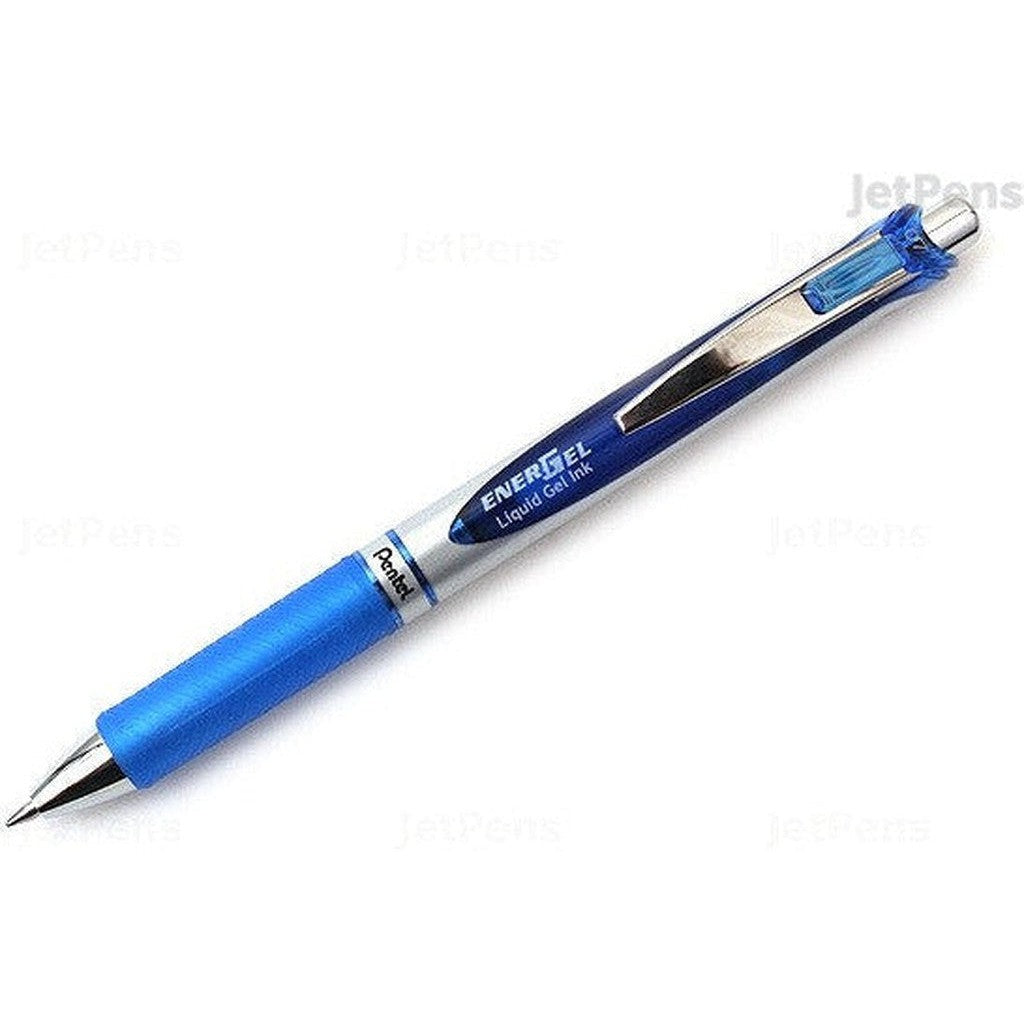 Pentel Energel Bl77 Retractable Gel Roller Pen 0.7Mm-School Supplies-Other-Box-Black-Star Light Kuwait