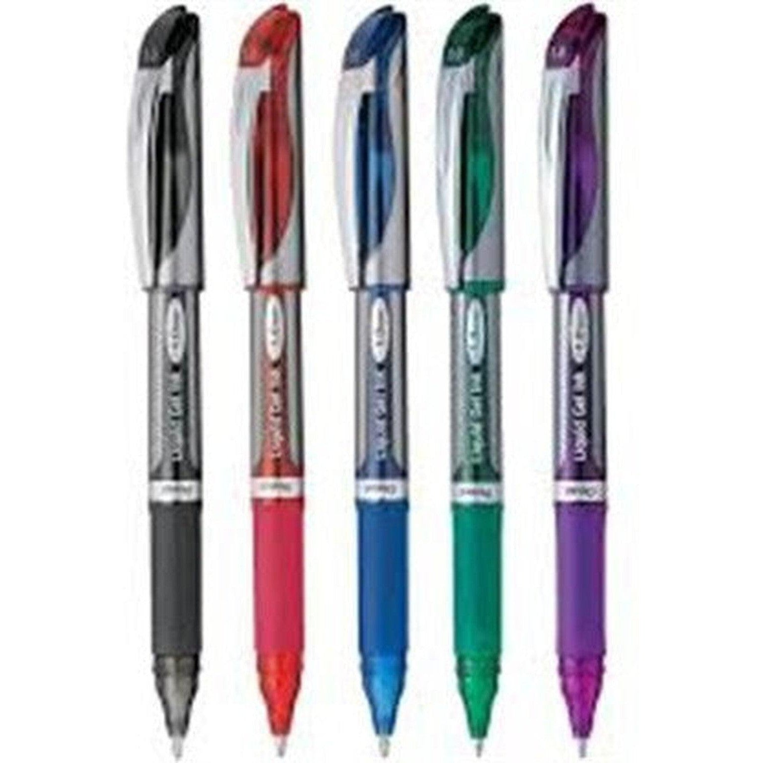 Pentel Energel Metal Tip Gel Roller Pens 1.0Mm Bl60-Pens-Pentel-Black-Star Light Kuwait