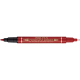 Pentel N75W Permanent Marker Twin Tip-Pens-Pentel-Red-1 pc-Star Light Kuwait