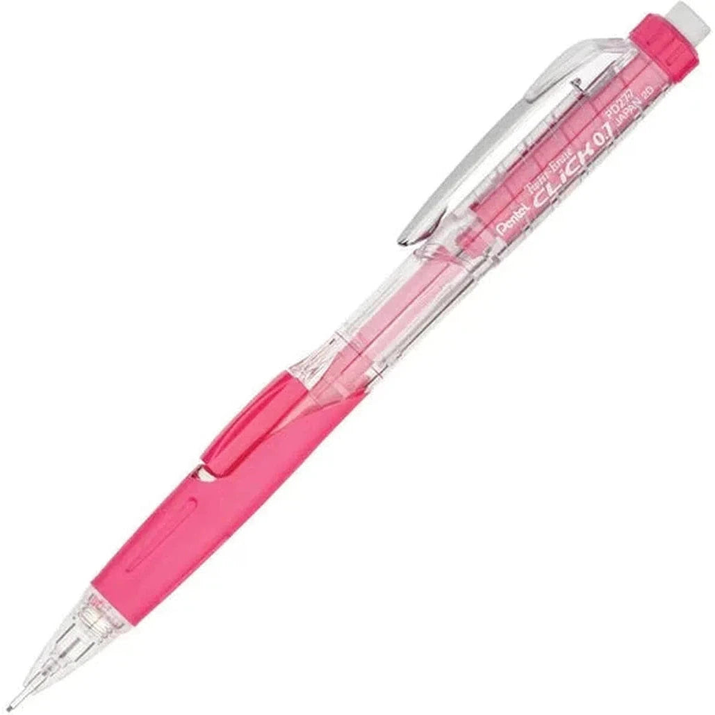 Pentel (Pd277T) A Twist Erase Click Mechanical 0.7Mm Pencil - Box Of-Pencils-Other-Pink-Star Light Kuwait
