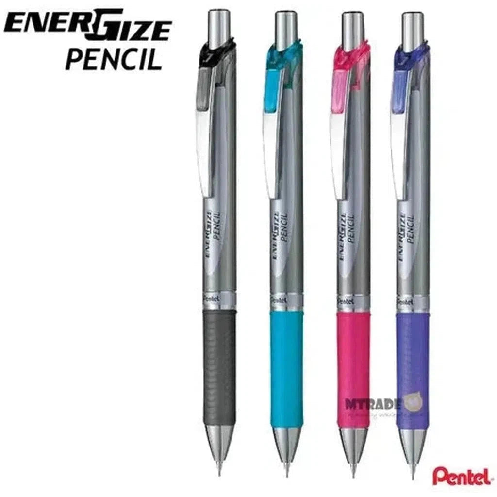 Pentel Pl77P Energize Mechanical Pencil - 0.7Mm (Pack Of 12)-Pencils-Other-Pink-Star Light Kuwait