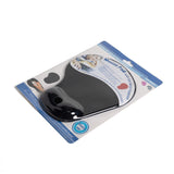 Mouse Pad With Gel Wrist Support Black