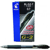 Pilot G2 Retractable Gel Roller Ball 0.7 Mm Tip Box Of 12-Pens-Other-Black-Star Light Kuwait