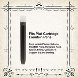 Pilot Namiki Ic100 Fountain Pen Ink Cartridge-Pens-Pilot-Black-Star Light Kuwait