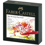 Pitt Artist Pen Brush Studio Box Of 24-Drawing And Coloring-Faber Castell-Star Light Kuwait