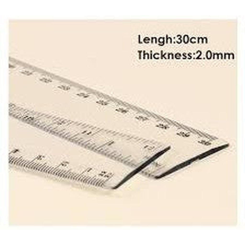 Plastic Ruler 30Cm Foska -As0430-7 | Star Light Kuwait