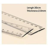 Plastic Ruler 30Cm Foska -As0430-7-Accessories And Organizers-Foska-Star Light Kuwait