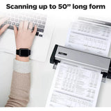 Plustek Mobile Office D430 – 2.4 sec/page / 600dpi / A4 / USB / Duplex Portable Scanner – Scanner