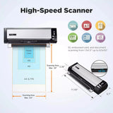 Plustek Mobile Office D430 – 2.4 sec/page / 600dpi / A4 / USB / Duplex Portable Scanner – Scanner