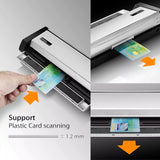 Plustek Mobile Office D430 – 2.4 sec/page / 600dpi / A4 / USB / Duplex Portable Scanner – Scanner