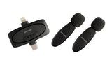 Porodo Dual Lavalier Microphone & Charging Case - Black