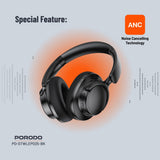 Porodo Soundtec Zen ANC Headphone - Wireless / Black