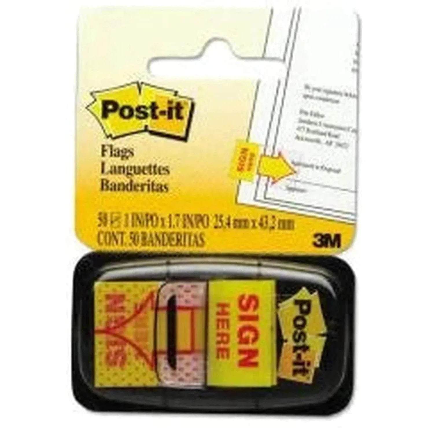 Post It 3M Flags Sign Here-Accessories And Organizers-3M Scotch-Star Light Kuwait