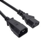 Power Cable Male to Female (UPS) 5 Meter – IEC C14 to IEC C13 Power Extension Cord