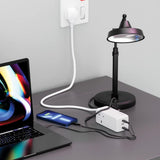 Powerology 65W Power StriP With Dual Power Sockets - White