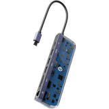 Powerology 7in1 USB-C Multi Hub Crystalline Series