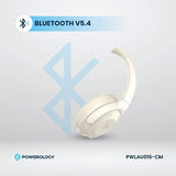 Powerology Hybrid ANC Headphone - 600mAh / Cream