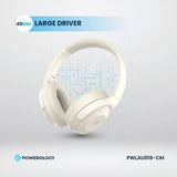 Powerology Hybrid ANC Headphone - 600mAh / Cream