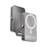 بنك الطاقة Powerology MagSafe Power Glass Surface - سعة 10000 مللي أمبير / منفذ Type-C / تيتانيوم
