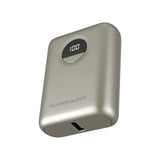 بنك طاقة باورولوجي فائق الصغر - 10000 مللي أمبير / 20 واط / منفذ USB-C / منفذ USB-A / تيتانيوم
