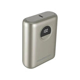 بنك طاقة باورولوجي فائق الصغر - 10000 مللي أمبير / 20 واط / منفذ USB-C / منفذ USB-A / تيتانيوم
