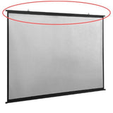 Projector Screen Manual Wall Curtain 72 inch 16:9 Ratio