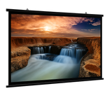 Projector Screen Manual Wall Curtain 72 inch 16:9 Ratio