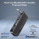 Promate Compact AUX to Bluetooth Audio Transmitter Adapter
