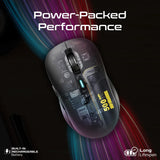 Promate Dual Mode Rechargeable Wireless Mouse with BT & RF Connectivity