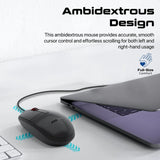 Promate Ergonomic Design Wired Optical Mouse